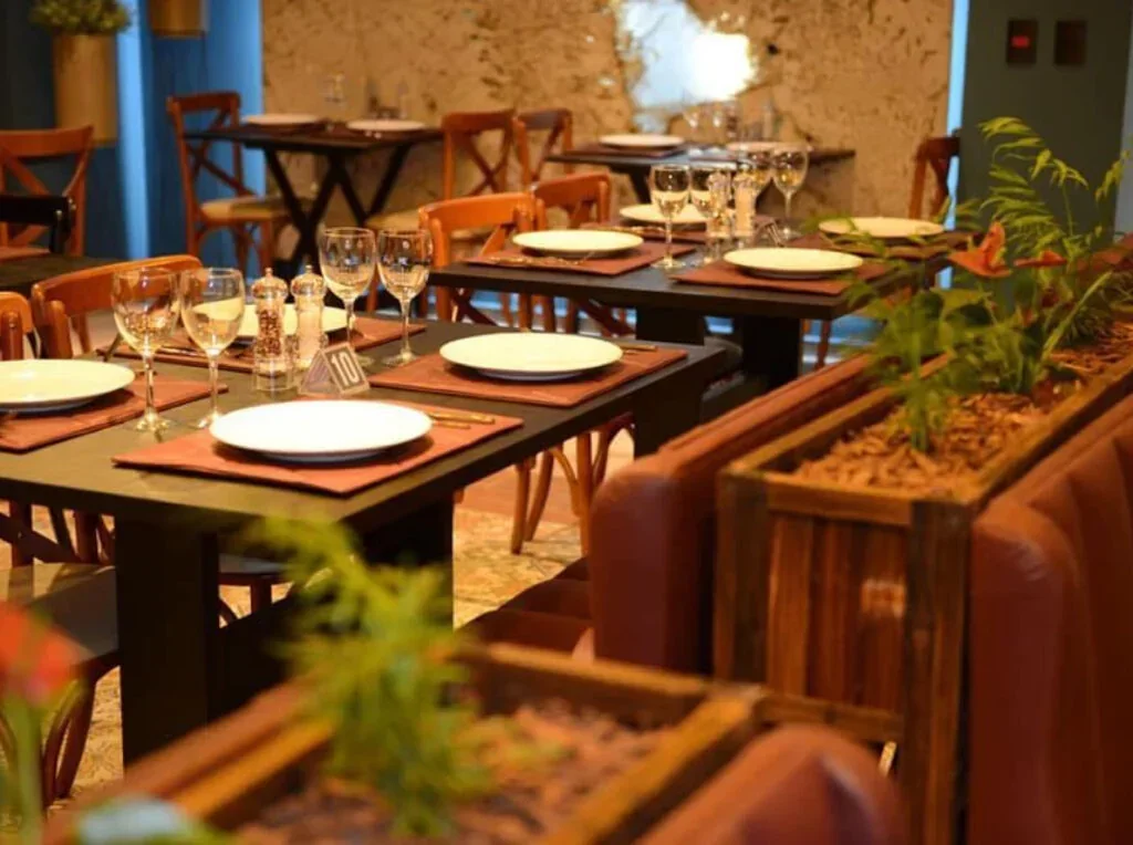 Ambiente do restaurante Le Mir